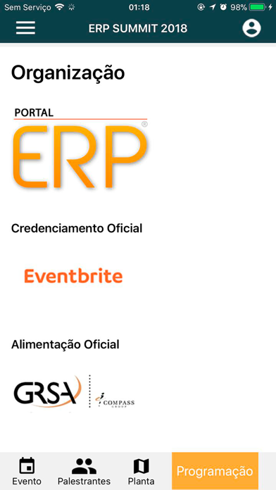 ERP Summit Brasil Screenshot