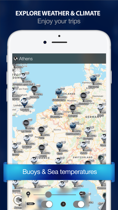 Weather Travel Map Screenshot