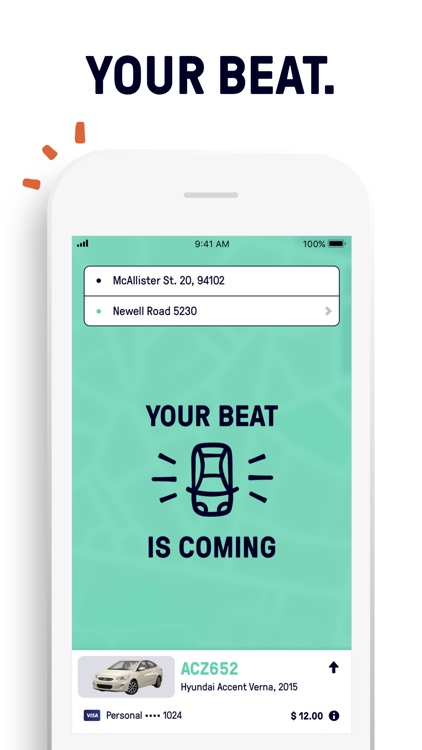 Beat - Ride app