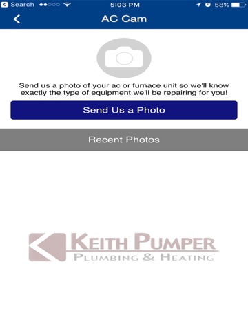 Keith Pumper Plumbing & Heat screenshot 2