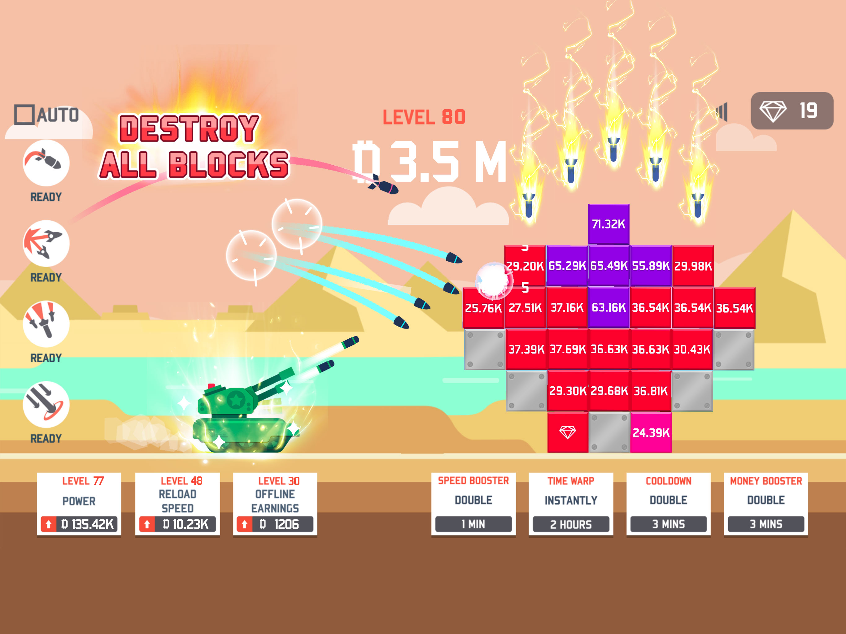 Idle Tank vs. Blocks screenshot 7