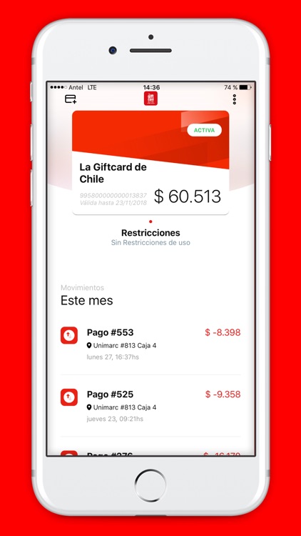 La GiftCard de Chile