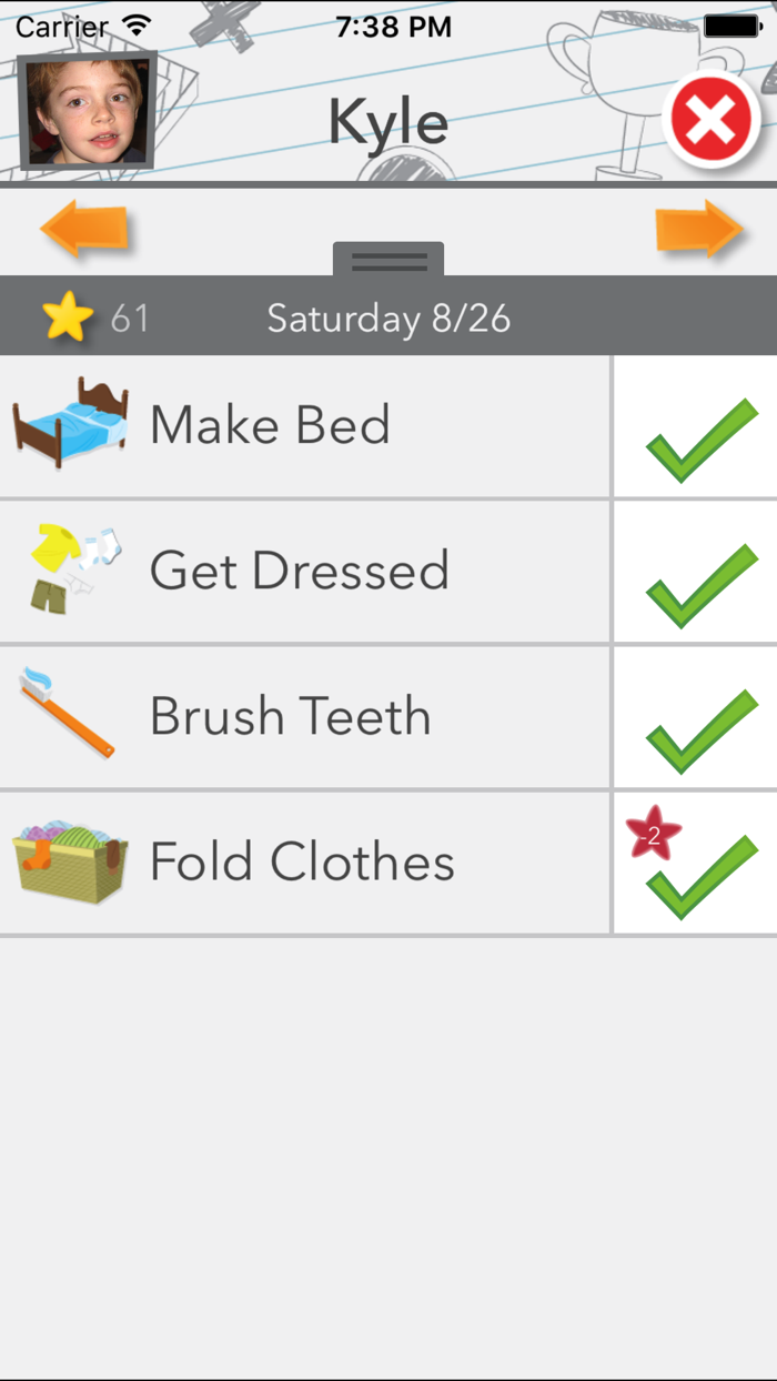 Chore Pad Lite Chores and Rewards With Themes