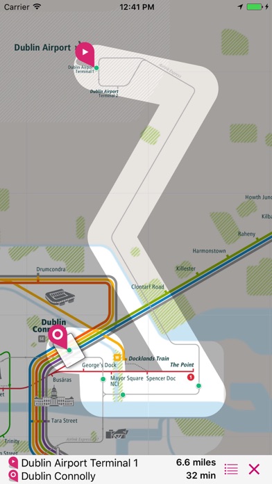 Screenshot #3 pour Dublin Rail Map Lite