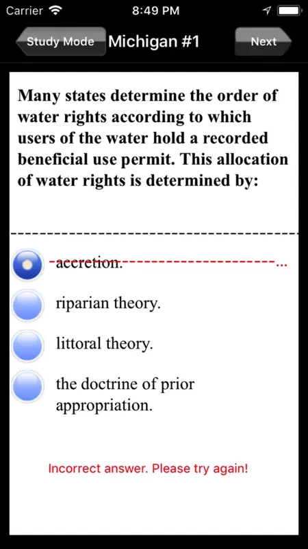 Michigan Real Estate Test Prep screenshot 3 of 5