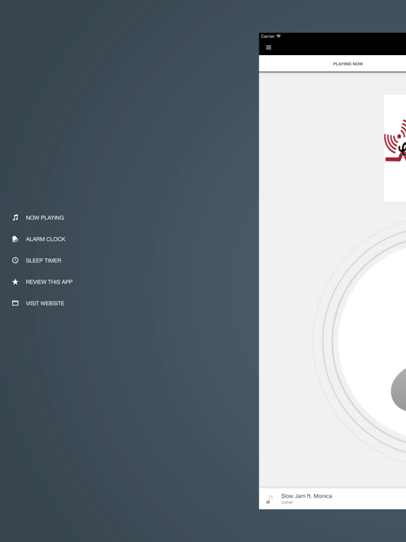 City Redd Radio iPad screenshot 2 - Music app