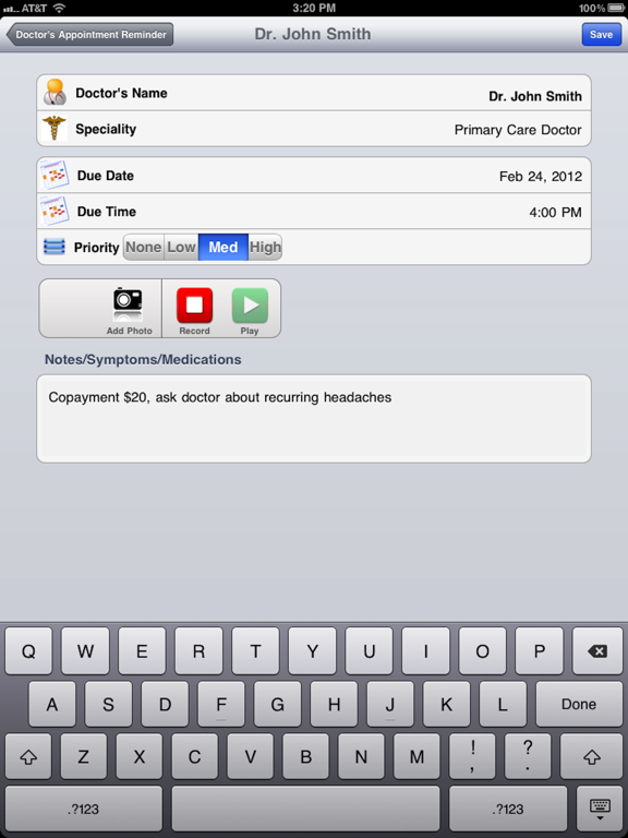 Screenshot #5 pour Doctors Appointment Reminder