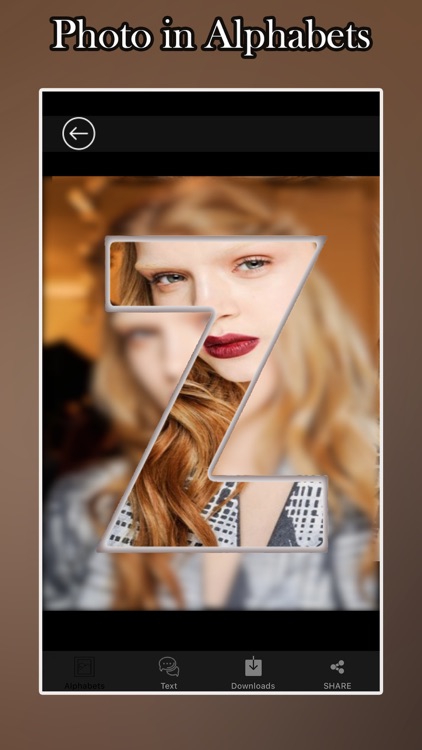 PIP Alphabet – Photo in Letter