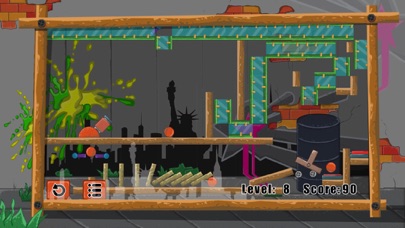 Cannon Basketball puzzle game Screenshot