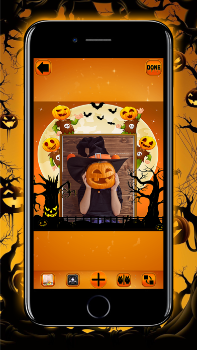 Halloween Photo Frame Editor Screenshot