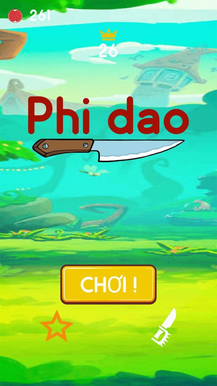 Phi dao vào gỗ - Game ném dao