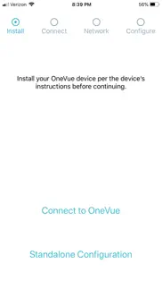 onevue device configurator iphone screenshot 1