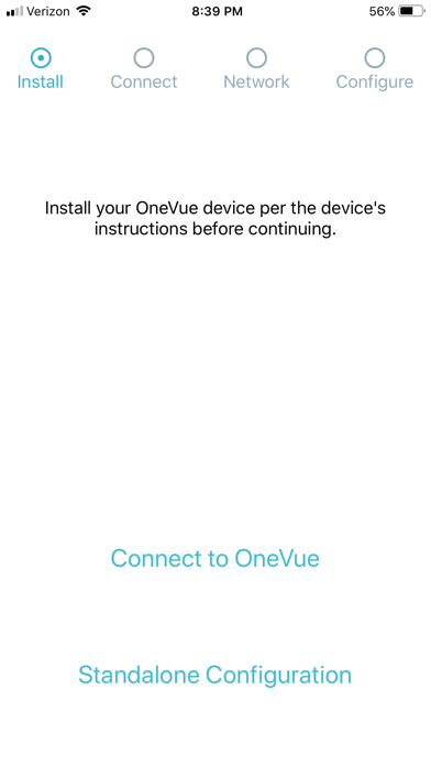 OneVue Device Configurator Screenshot