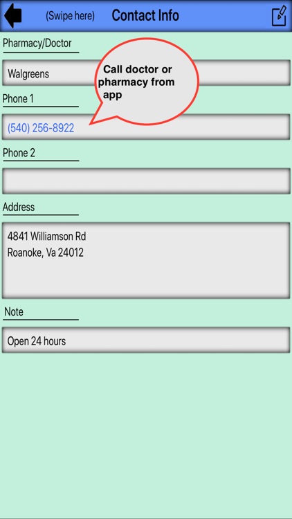 Prescription Reminder, Refils screenshot-3