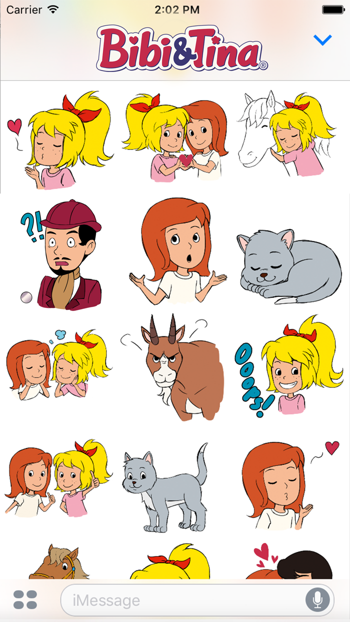 Bibi and Tina Sticker