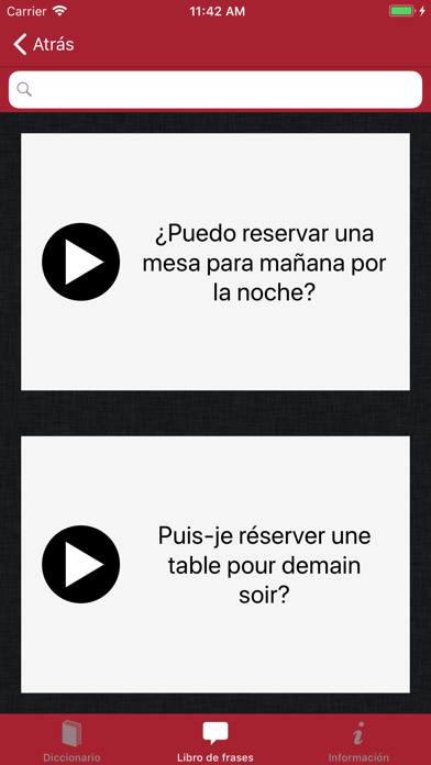 Accio: French-Spanish Screenshot