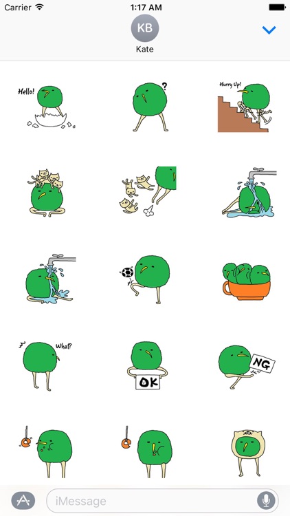 Green Kiwi Sticker