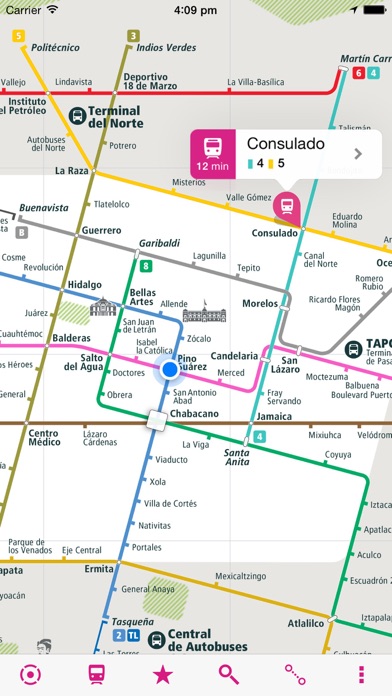 Screenshot #1 pour Mexico City Rail Map Lite