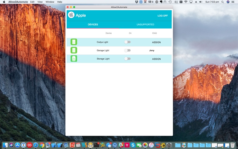 App screenshot