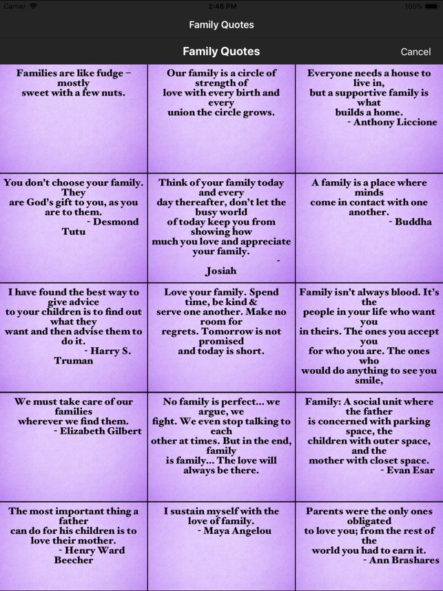 Family Quotes on the App Store Family Quotes on the App Store