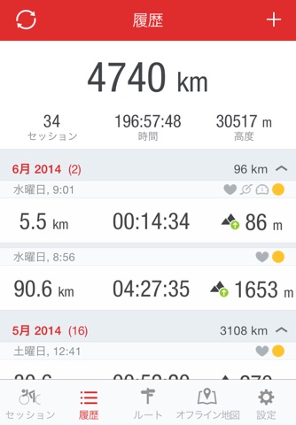 Runtastic Road Bike GPS PRO screenshot 3