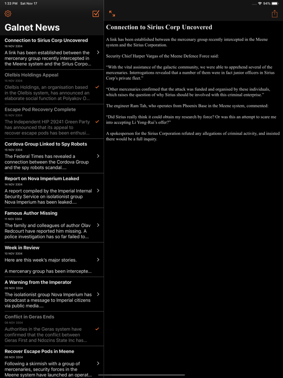 CMDR iPad screenshot 1 - Entertainment app