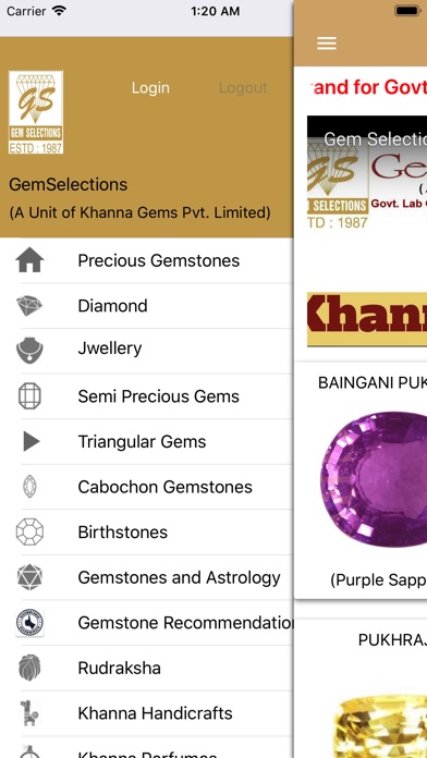 Gem Selections screenshot 2