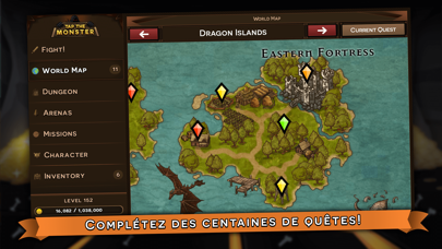 Screenshot #2 pour Tap the Monster - RPG clicker