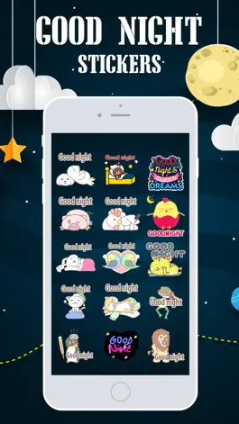 Game screenshot Good Night Emojis apk
