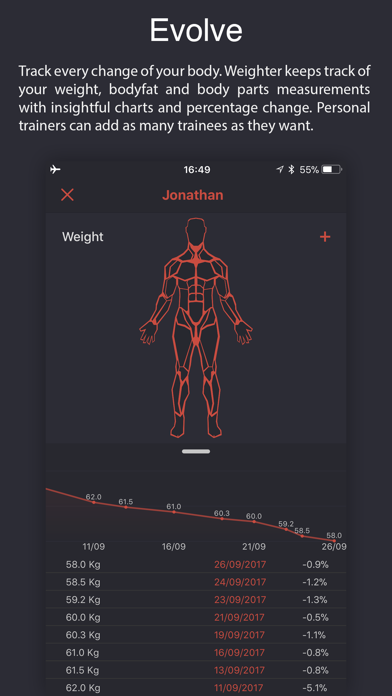 Weighter: Gym notes & progressのおすすめ画像5