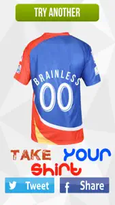 IPL Star's Player Shirts Maker screenshot #2 for iPhone