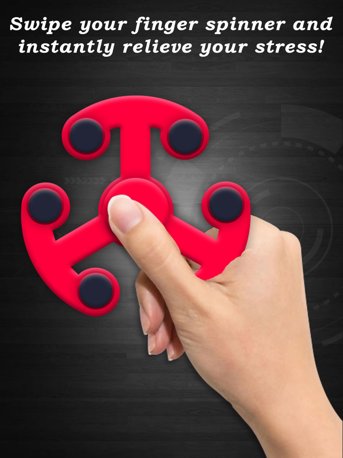 Neon Fidget Spinner Simulator