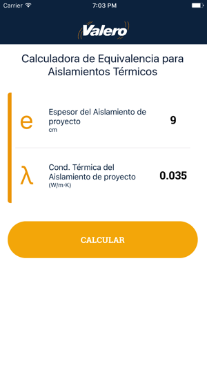 Calculadora de aislamientos(圖1)-速報App