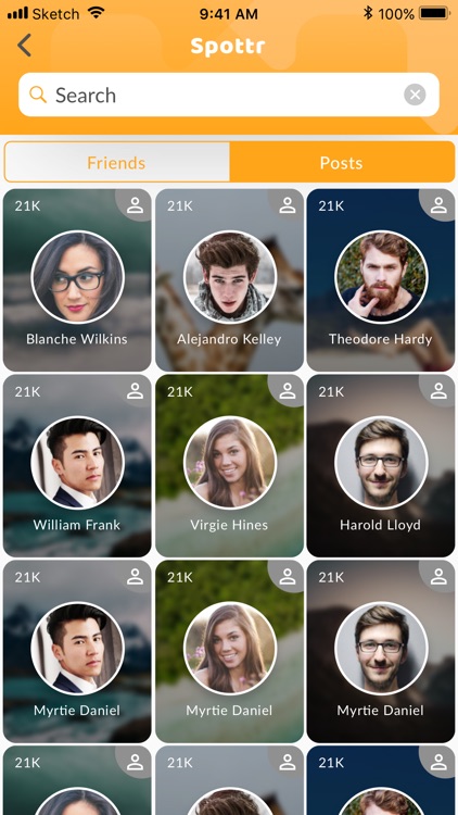 Spottr - Social Network