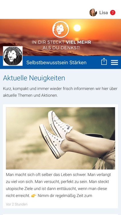 Selbstbewusstsein Stärken