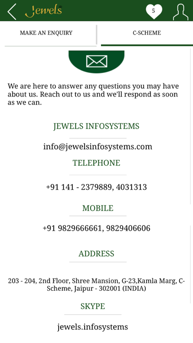 Jewels E-commerce screenshot