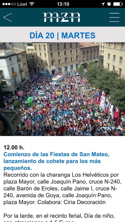 Fiestas Monzón screenshot-3