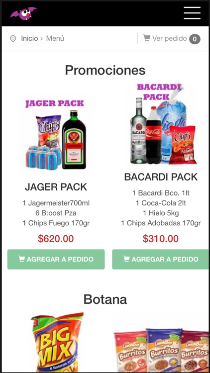 Vampiritos - Bar a domicilio