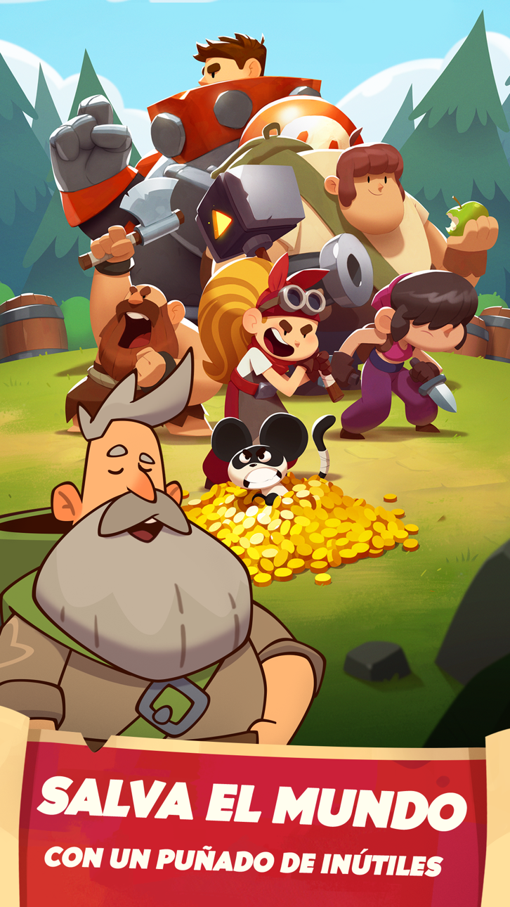 Almost a Hero - Idle Adventure iOS Mod IPA screenshot 1 - iOS game interface