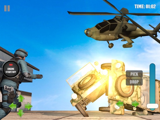Flying Army Airplane Simulator iPad screenshot 4 - Games app