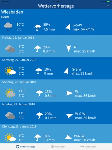 wetter.net for iPadのおすすめ画像1
