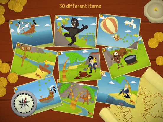 Learn to count 123 pirates iPad screenshot 3 - Education app