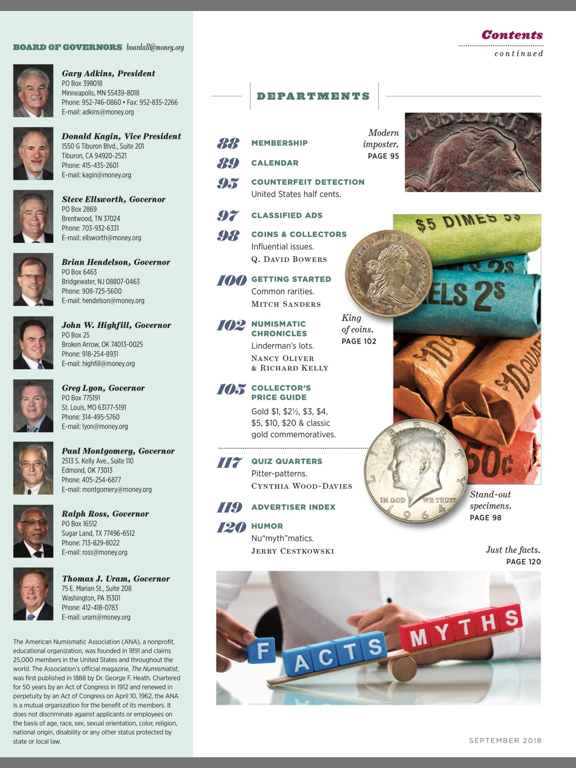 The Numismatist Magazine iPad screenshot 4 - Magazines & Newspapers app