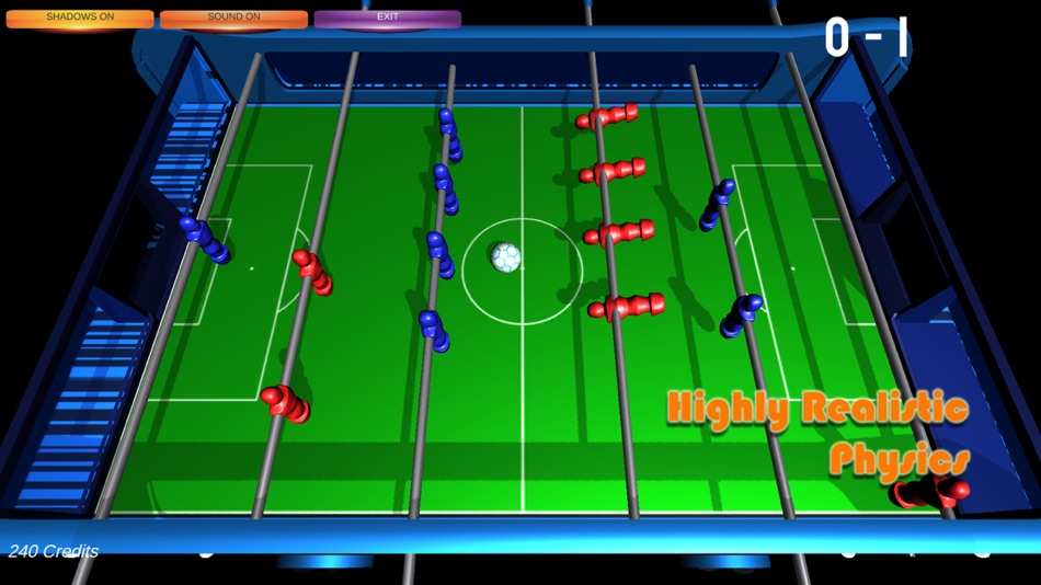 #2. Table Soccer Foosball 3D (iOS) โดย: Pix Arts