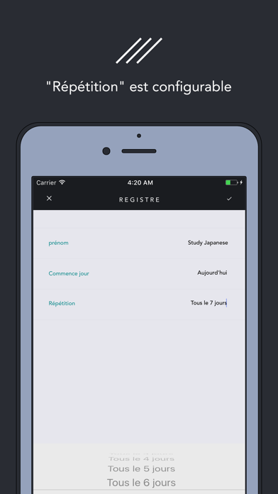 Screenshot #2 pour While - App Todo pour les tâches répétitives