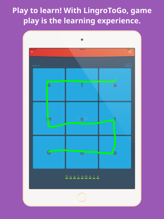 LingroToGo iPad screenshot 3 - Education app