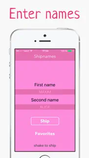 ship name generator - mixer of names for couple iphone screenshot 1