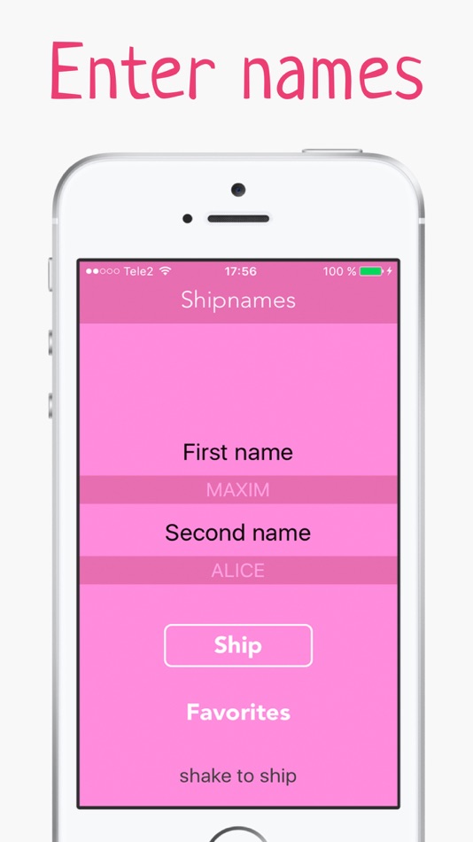 Ship name generator - Mixer of names for couple - 1.0 - (iOS)