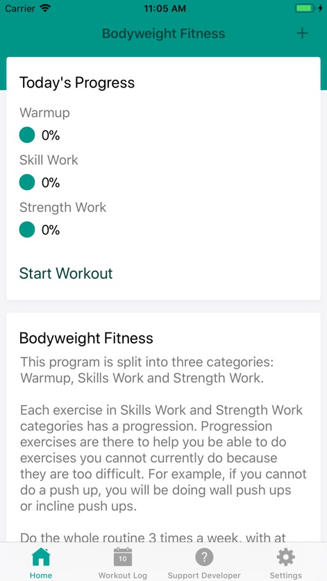 Bodyweight Fitness - bodyweight-fitness-progress-screen