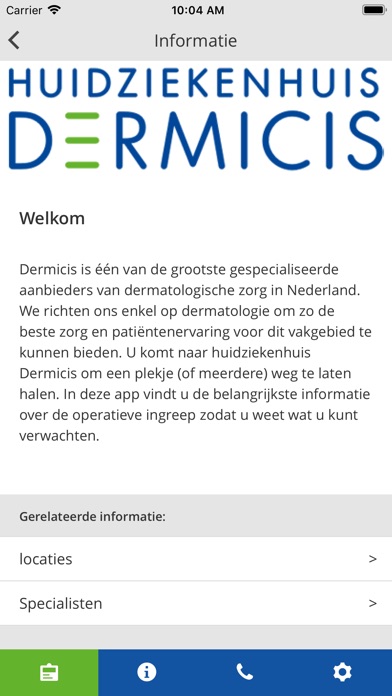 Huidziekenhuis Dermicis screenshot 2